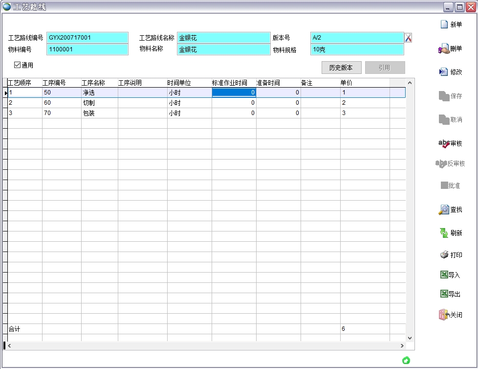 工藝路線 工藝路線